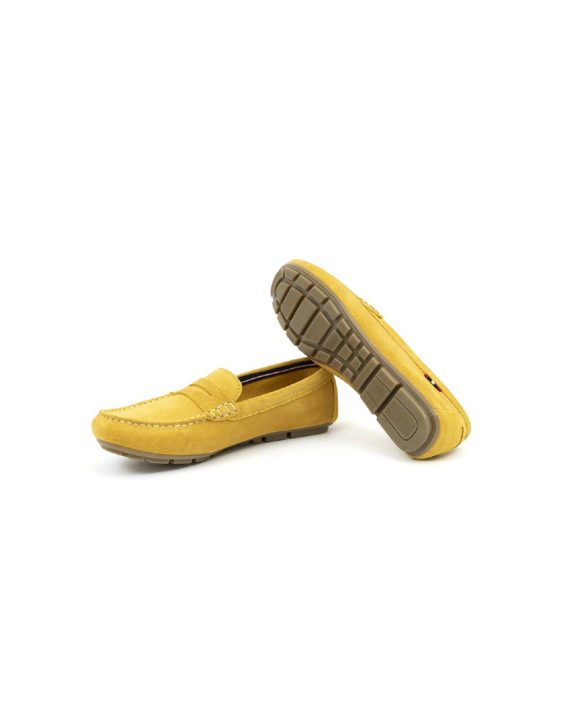 Ortiz & Reed Mocasines De Mujer De Ante Con Antifaz Color Amarillo W-SELLY-YELLOW