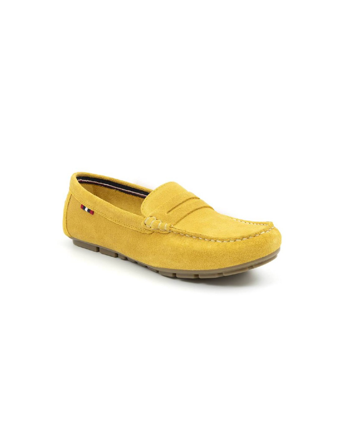 Ortiz & Reed Mocasines De Mujer De Ante Con Antifaz Color Amarillo W-SELLY-YELLOW