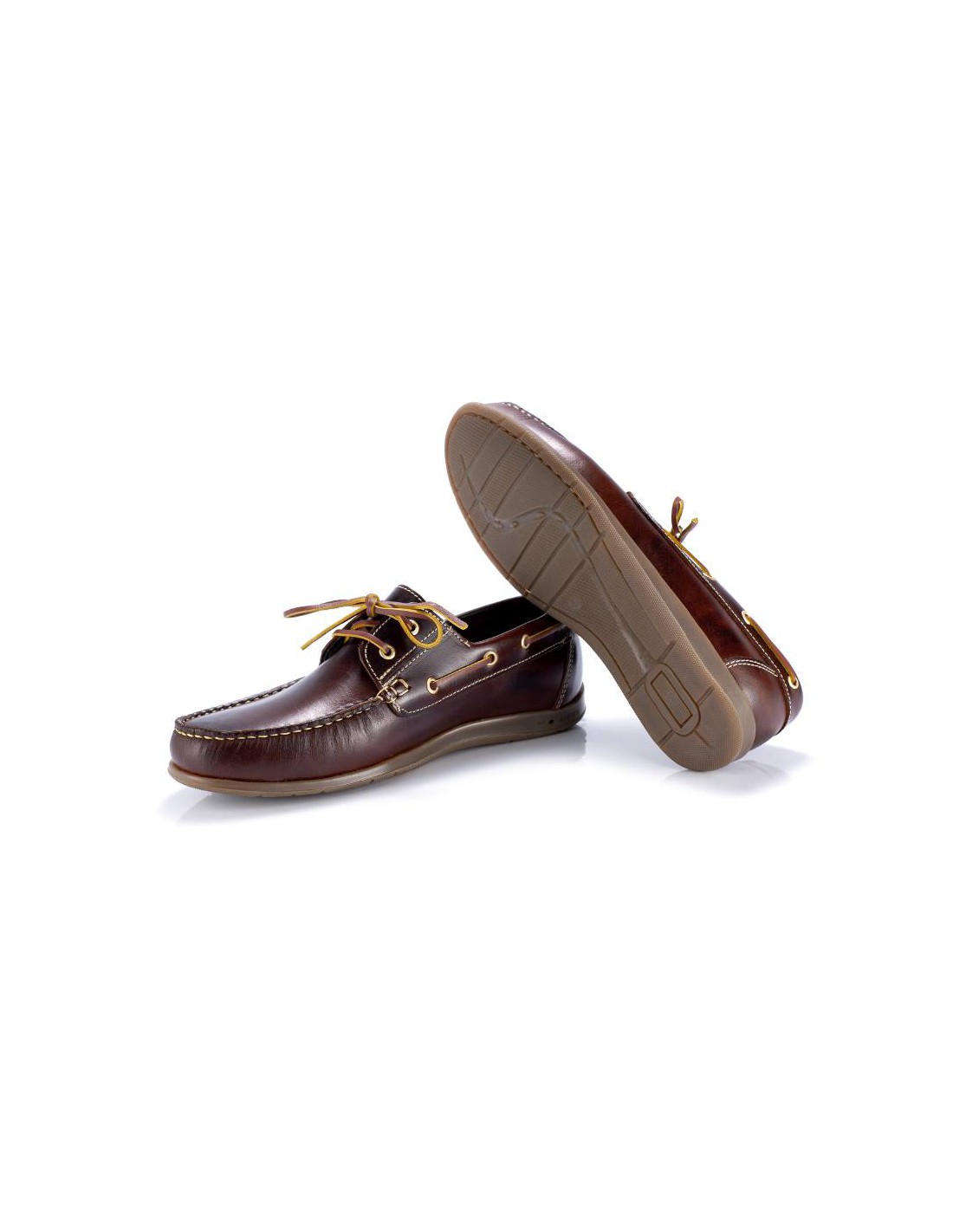 Ortiz & Reed Náutico De Piel Con Cordón De Piel Color Cuero CRENOT-CUERO