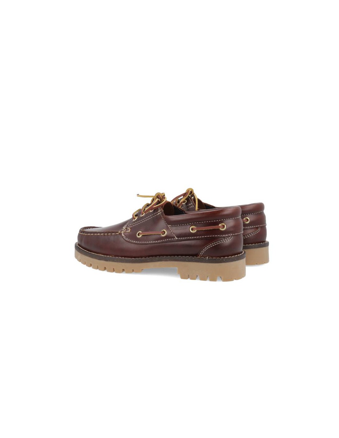 Ortiz & Reed Náutico De Piel Con Cordón De Piel Color Cuero CRONOL-CUERO