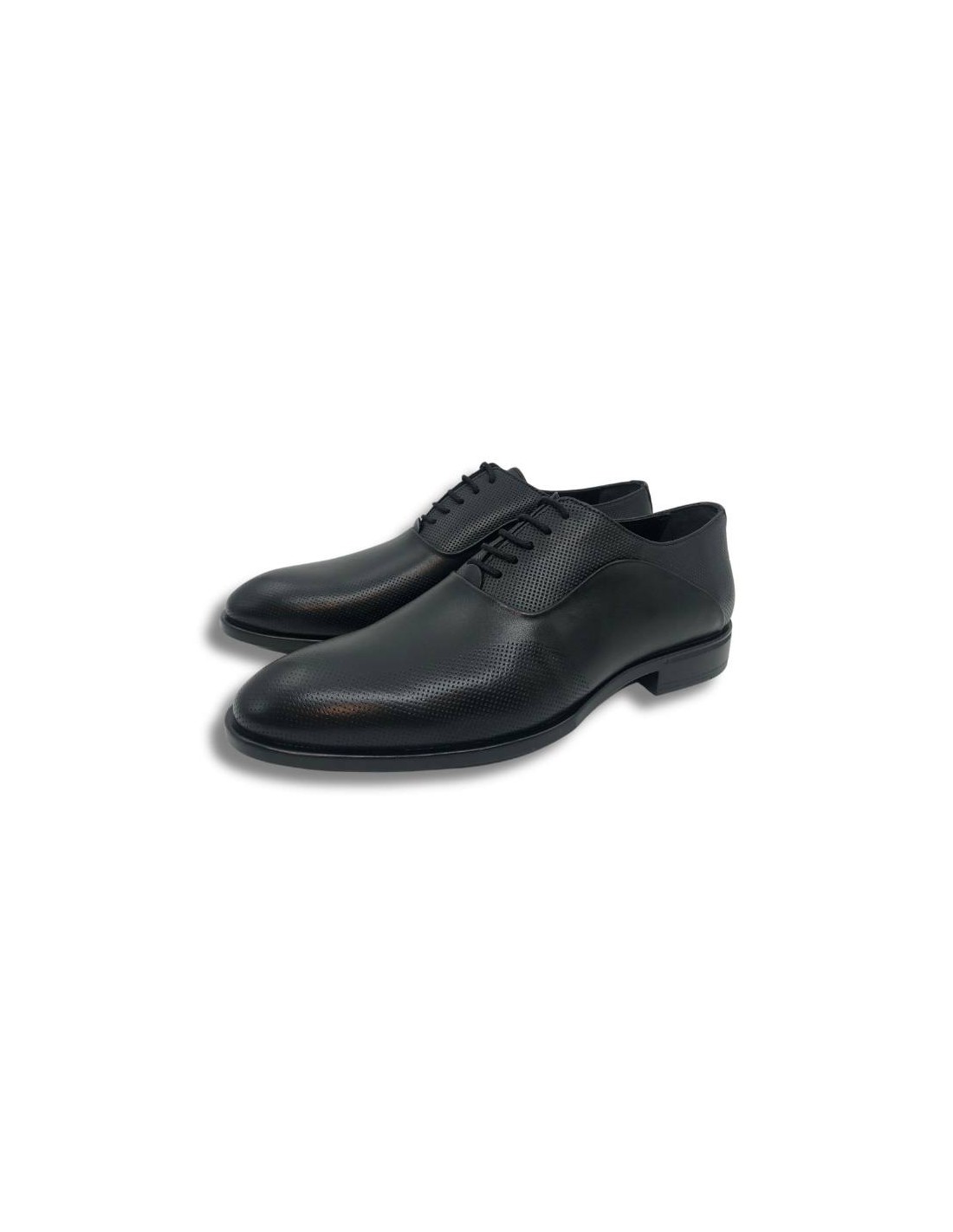 Ortiz & Reed Oxford De Piel Con Cordón Color Negro