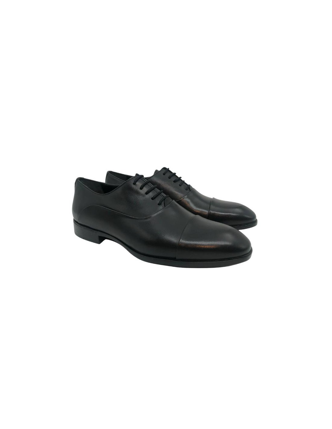 Ortiz & Reed Oxford De Piel Con Cordón Color Negro