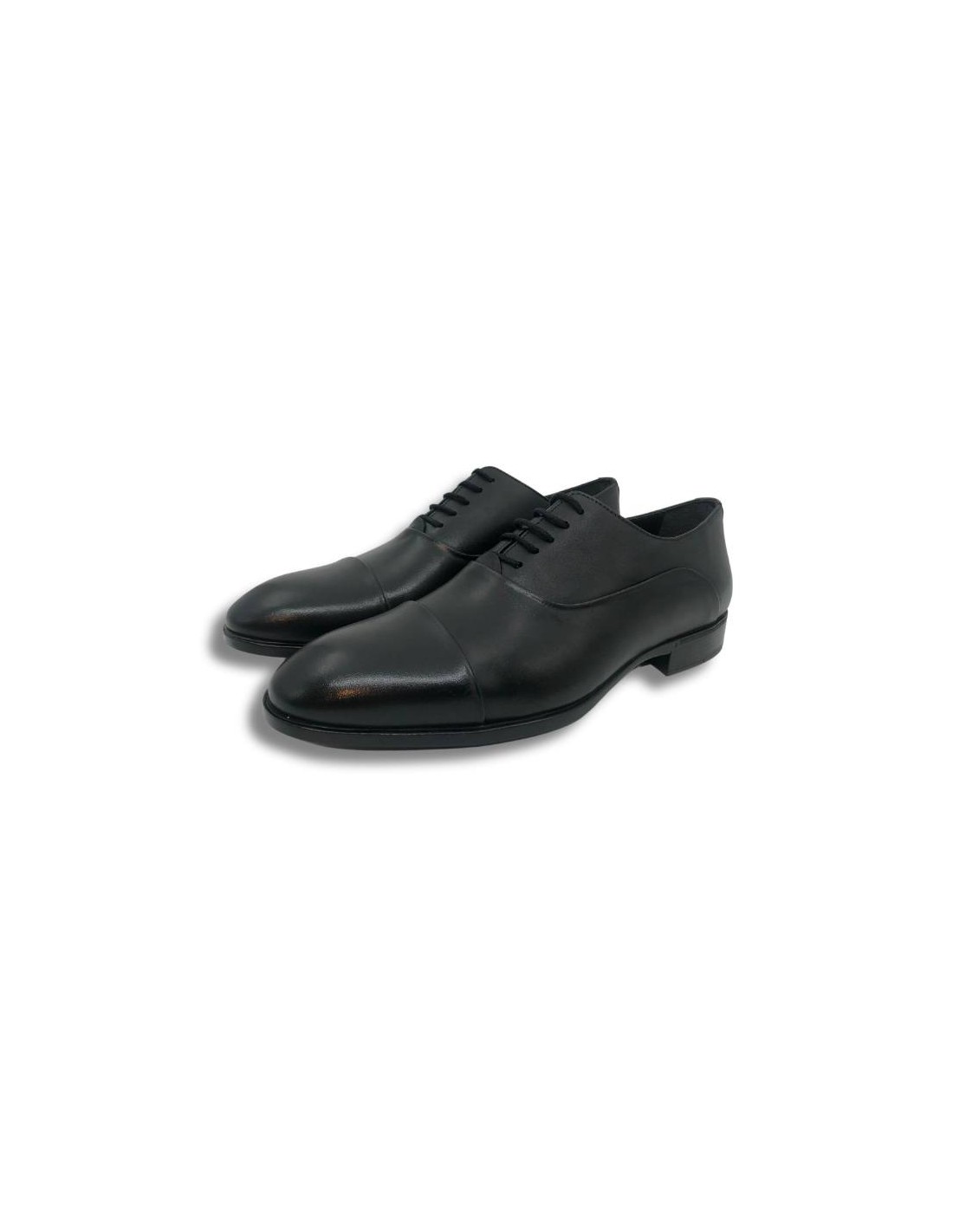 ortiz & reed Oxford de piel con cordón color negro