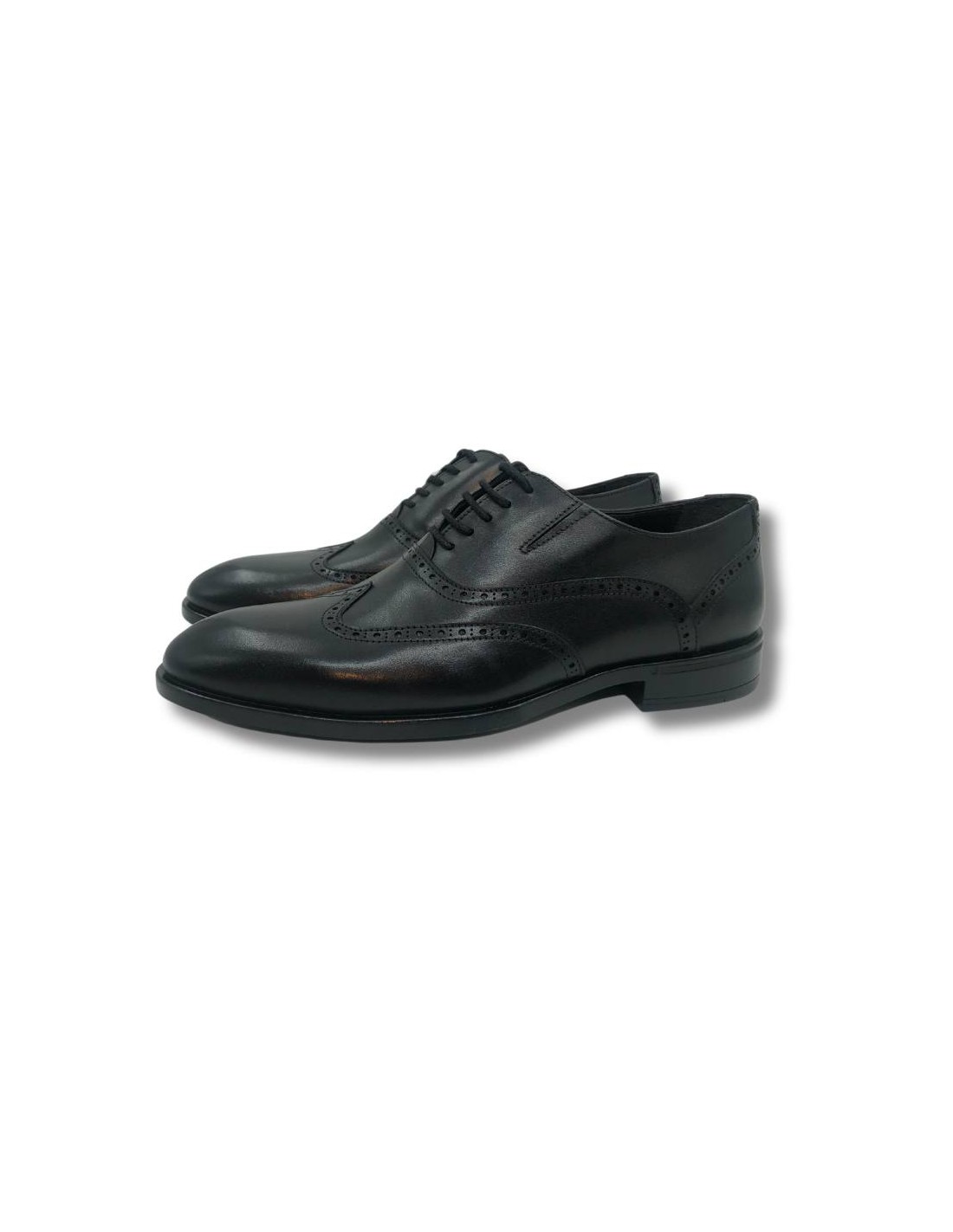 Ortiz & Reed Oxford De Piel Con Cordón Color Negro