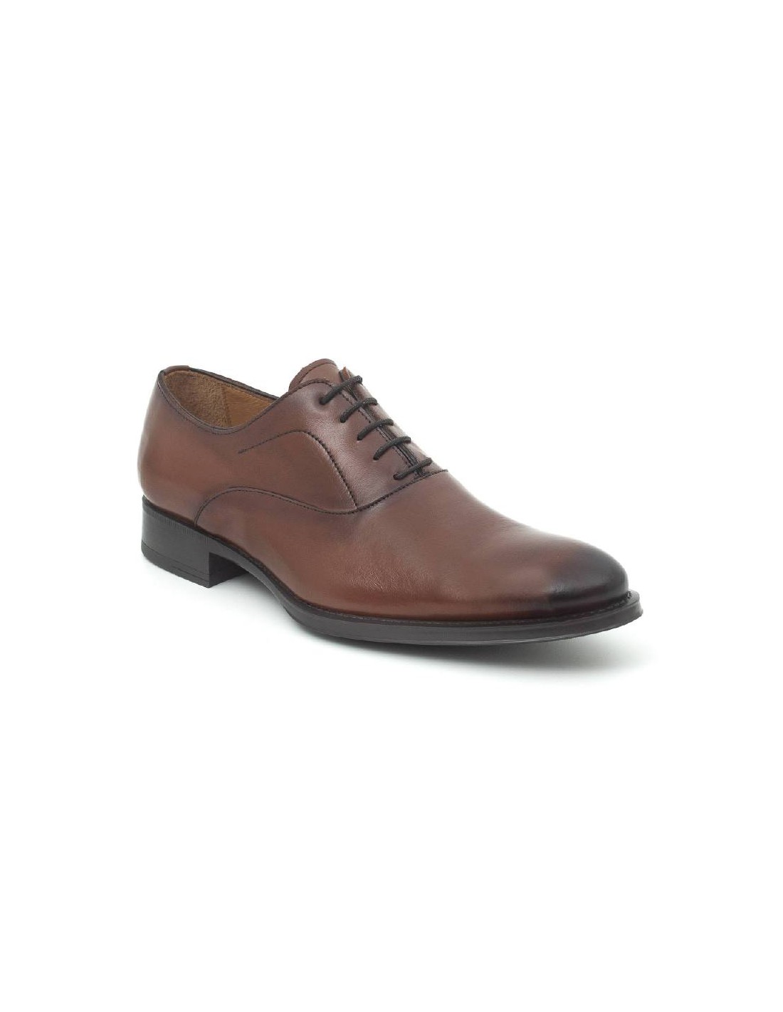 Ortiz & Reed Oxford De Piel Con Cordón De Piel Color Cuero BATENIF-CUERO