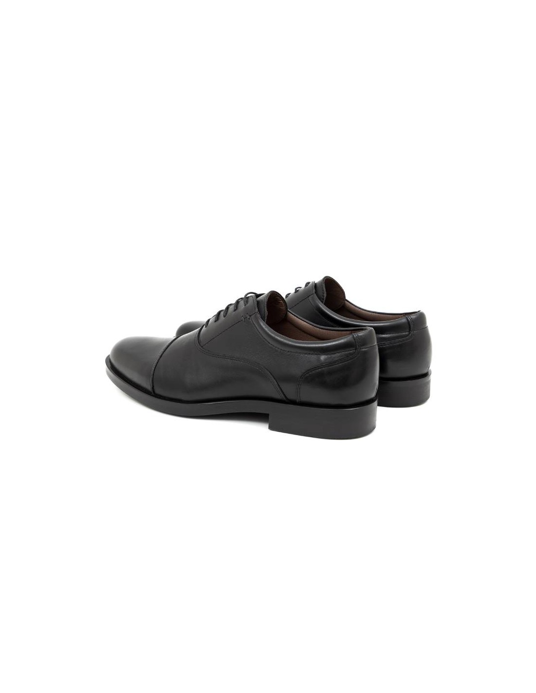 Ortiz & Reed Oxford De Piel Con Costura Color Negro BAMIRO-NEGRO