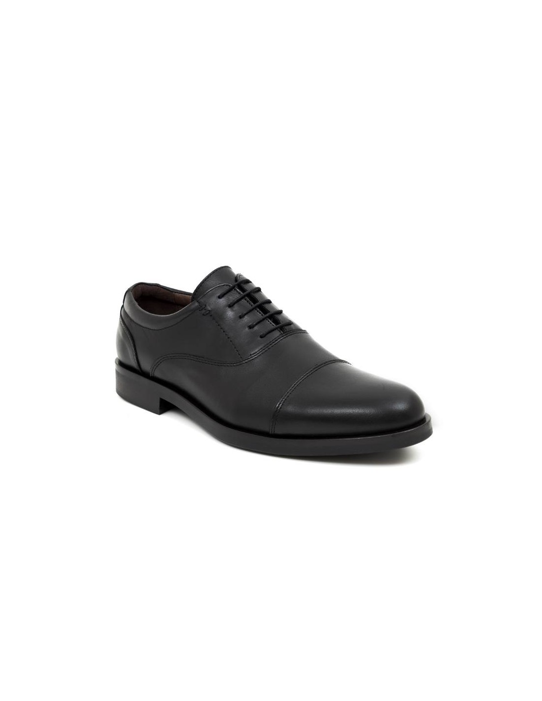 Ortiz & Reed Oxford De Piel Con Costura Color Negro BAMIRO-NEGRO
