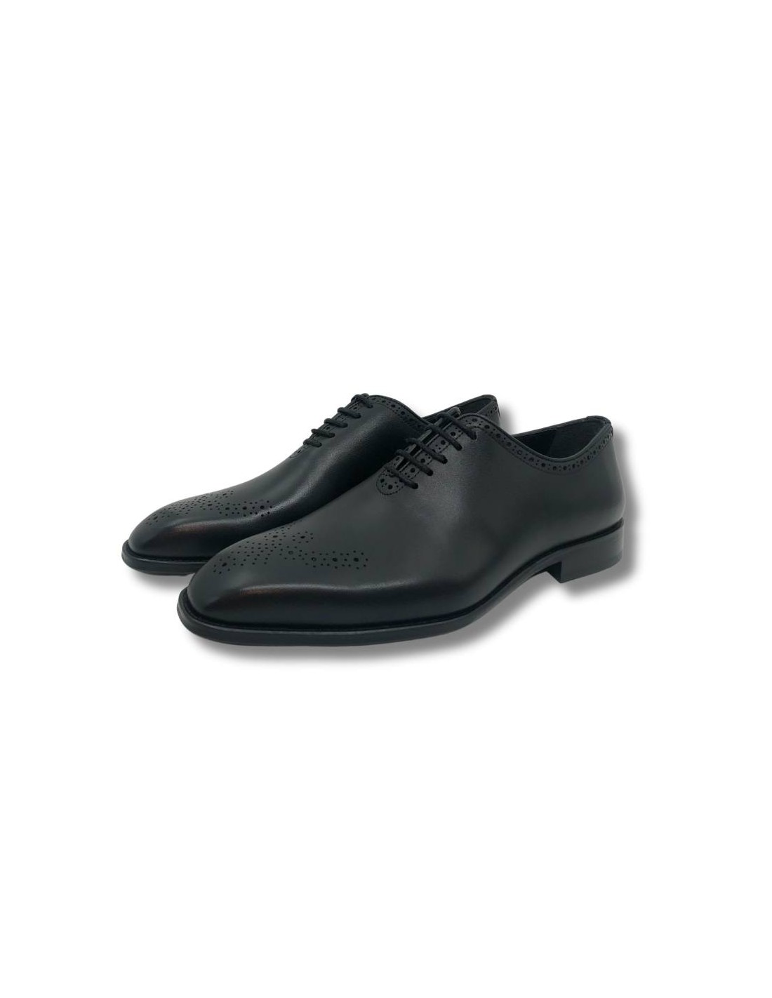 Ortiz & Reed Oxford De Piel Con Picado María Color Negro