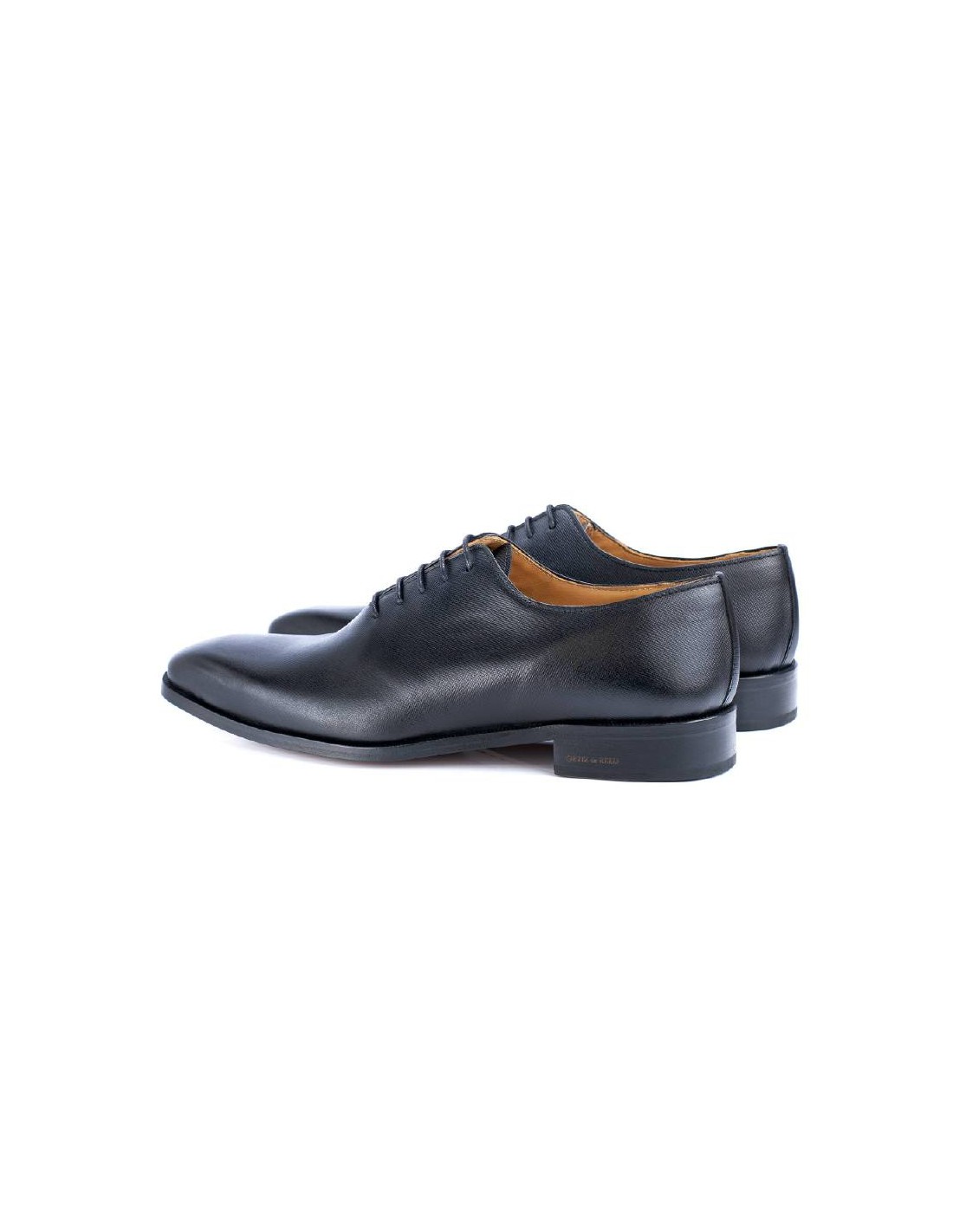 Ortiz & Reed Oxford De Piel Con Picado María Color Negro NATAR-NEGRO