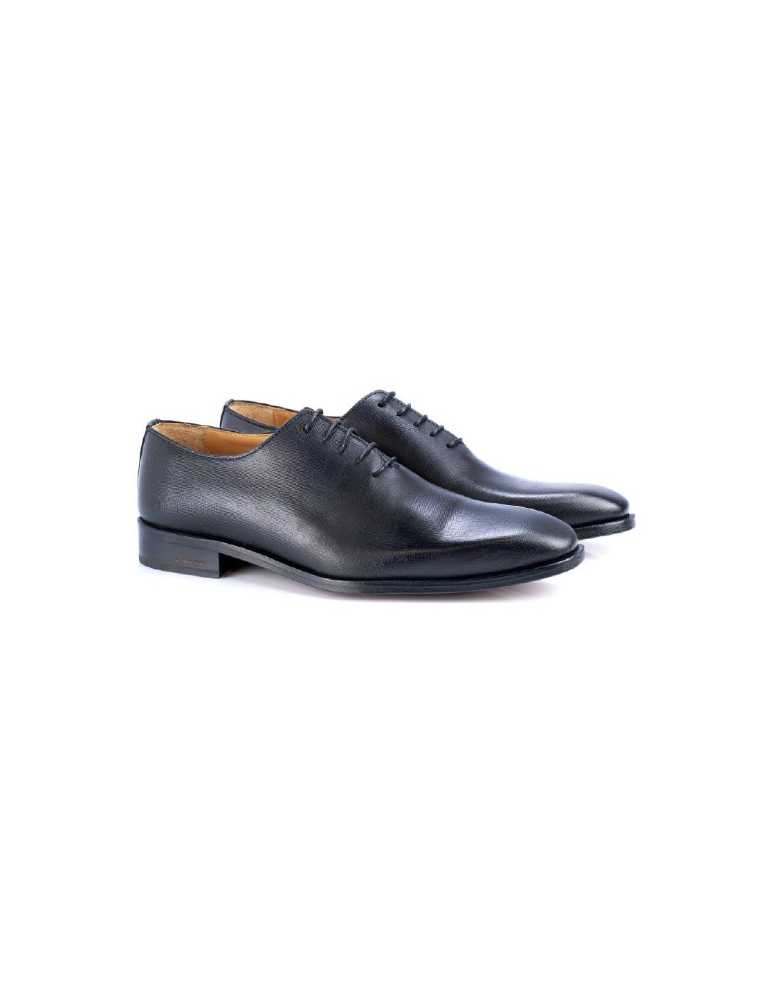 ortiz & reed Oxford de piel con picado maría color negro NATAR-NEGRO