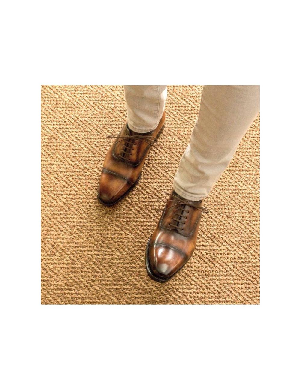 Ortiz & Reed Patina Goodyear Welt De Piel Richelieus Color Cuero GATIRE-CUERO