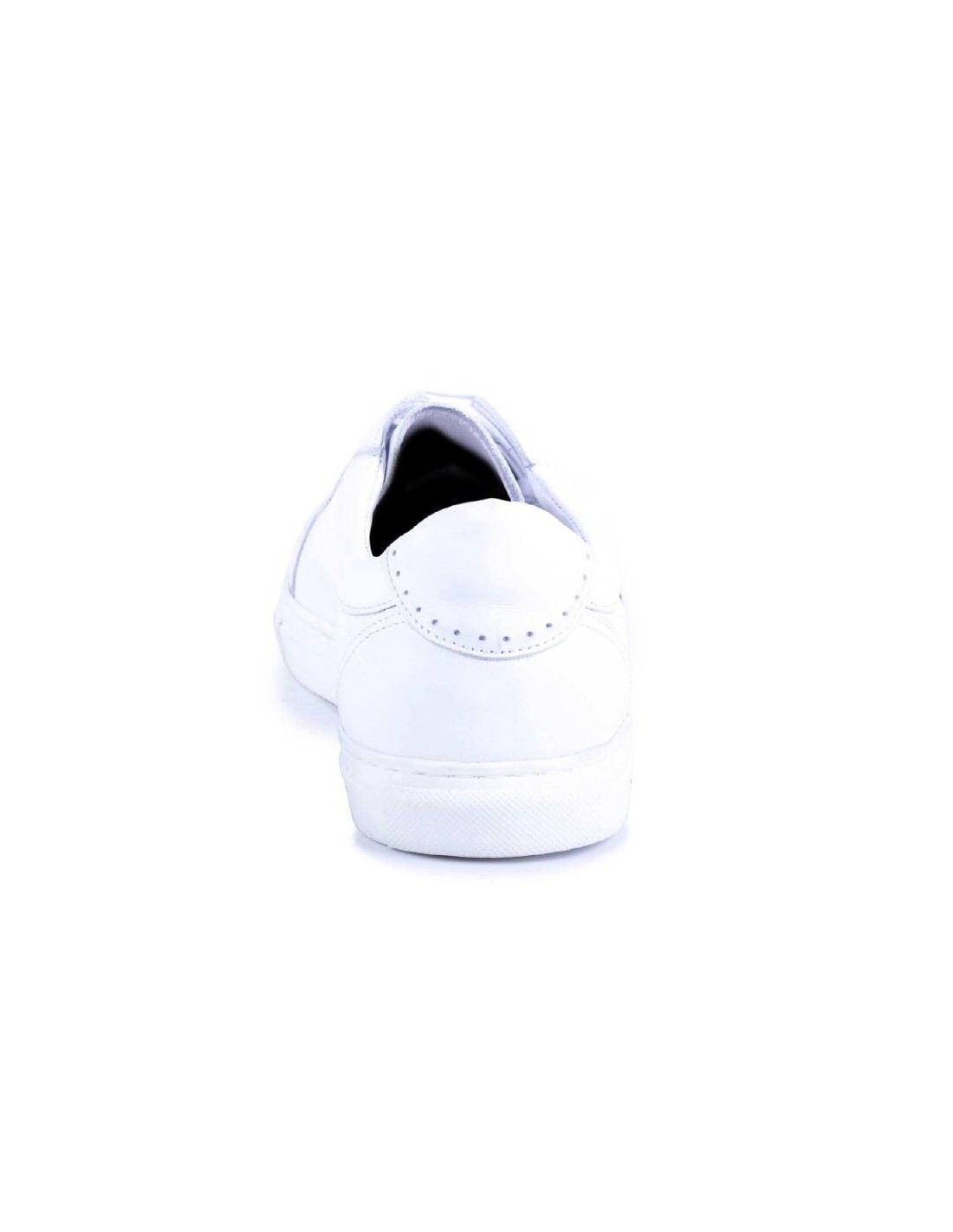 Ortiz & Reed Sneakers De Piel Con Elástico Lateral Color Blanco NACHO-BLANCO