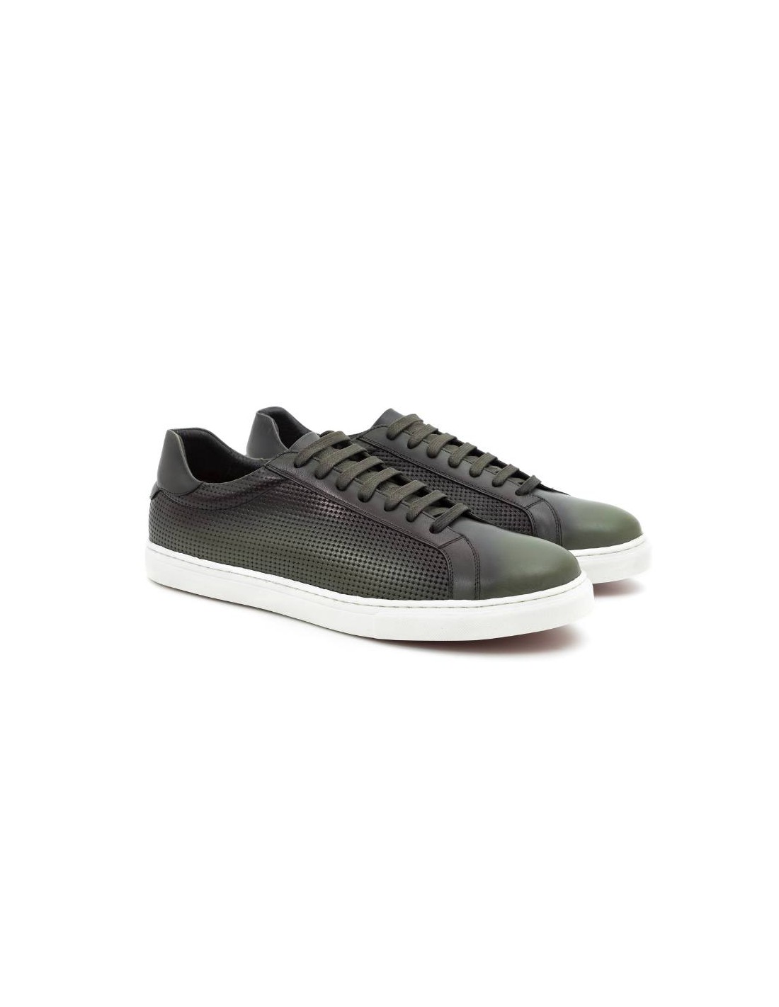 ortiz & reed Sneakers de piel grabado color verde CATAMOR-VERDE