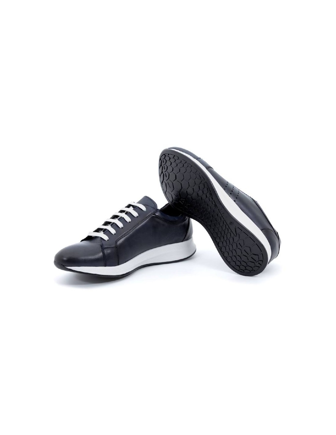 Ortiz & Reed Sneakers De Piel Grabados Color Azul CLETO-AZUL