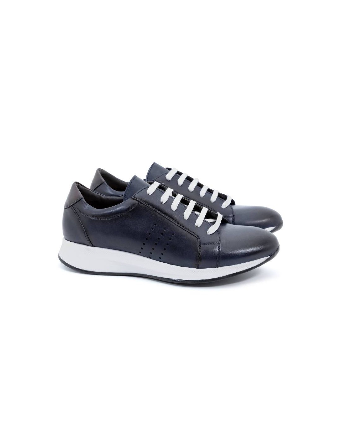 ortiz & reed Sneakers de piel grabados color azul CLETO-AZUL