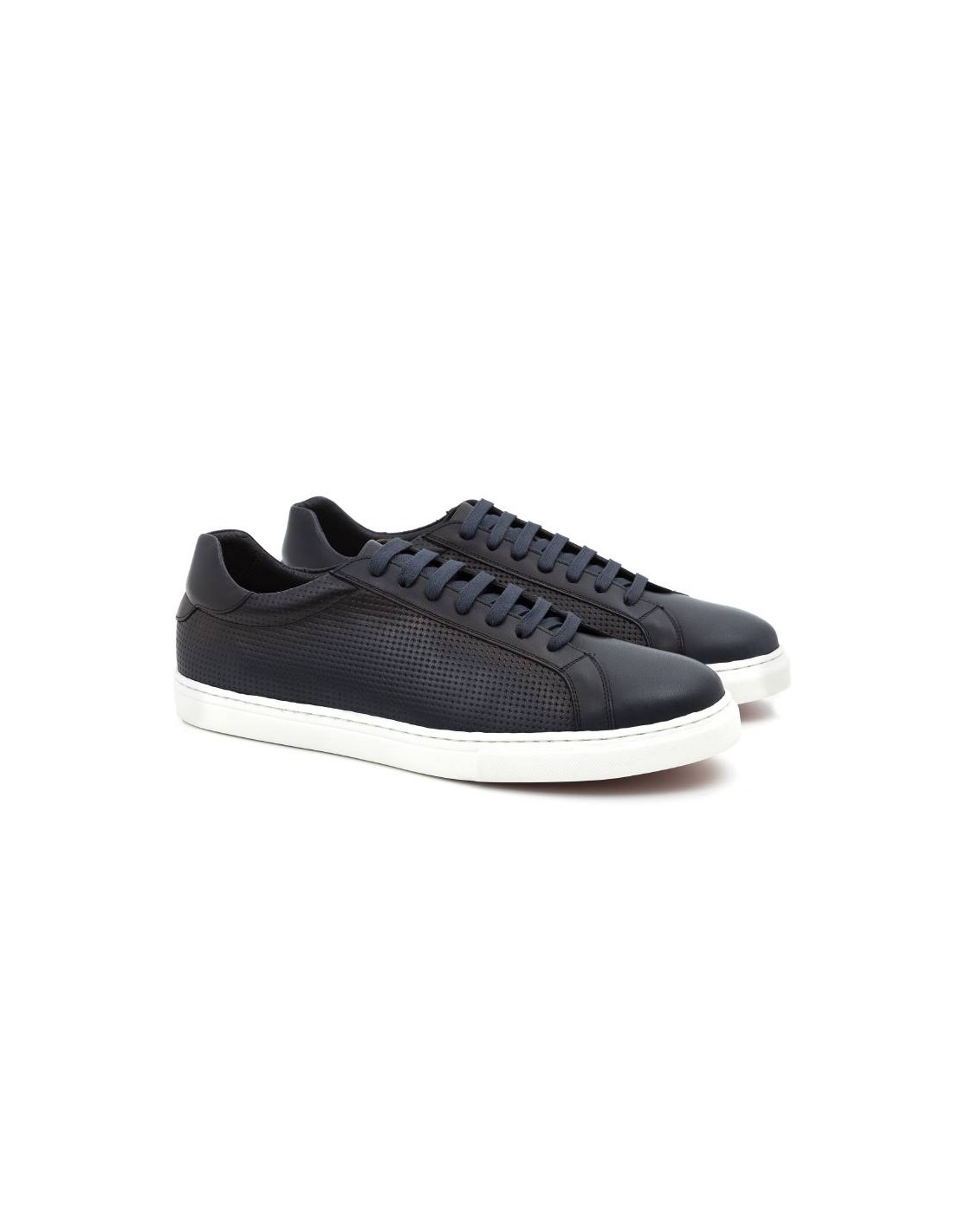 ortiz & reed Sneakers de piel liso color azul CATANOR-AZUL