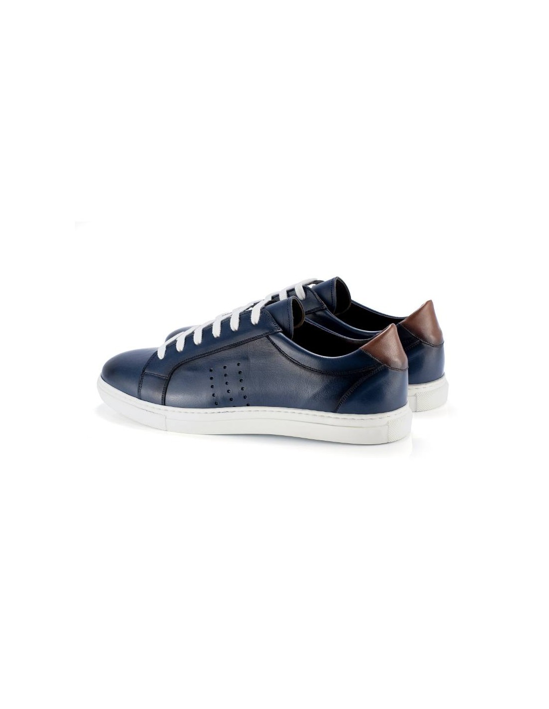 Ortiz & Reed Sneakers De Piel Liso Color Azul LABOR-NAVY