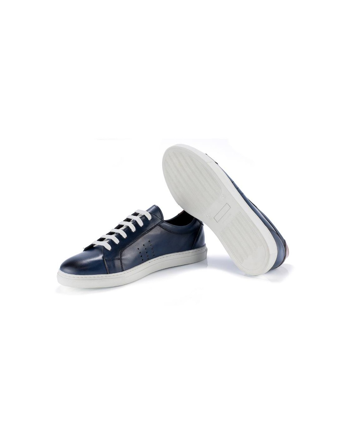 Ortiz & Reed Sneakers De Piel Liso Color Azul LABOR-NAVY
