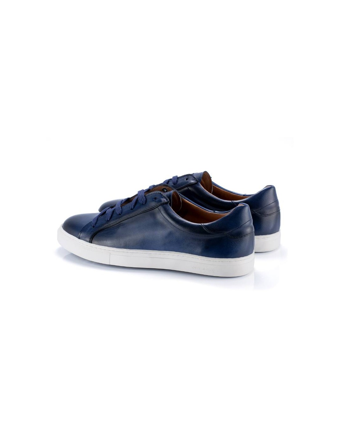 Ortiz & Reed Sneakers De Piel Liso Color Azul PLEKOR-MARINO