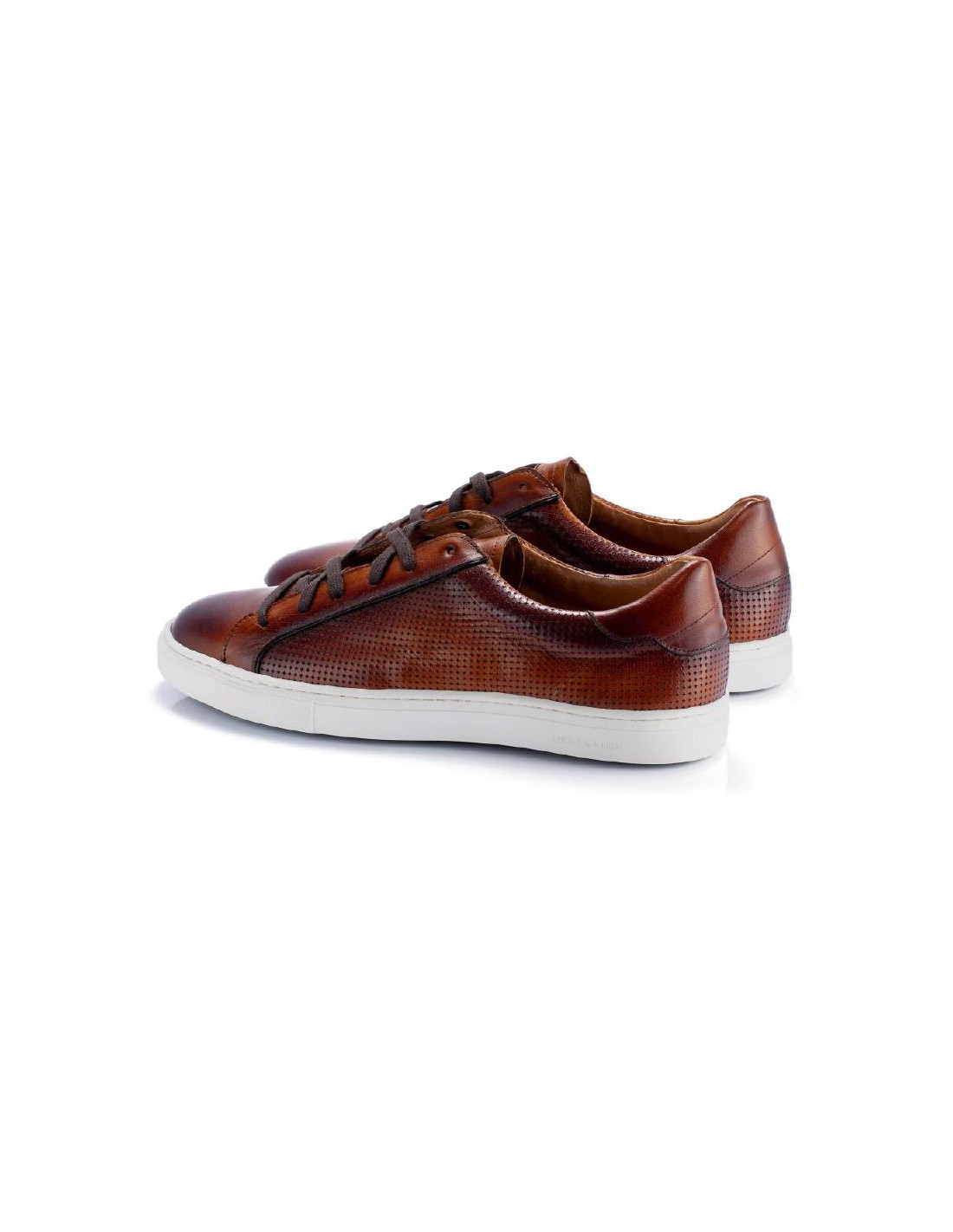 Ortiz & Reed Sneakers De Piel Liso Color Cuero PACALO-CUERO