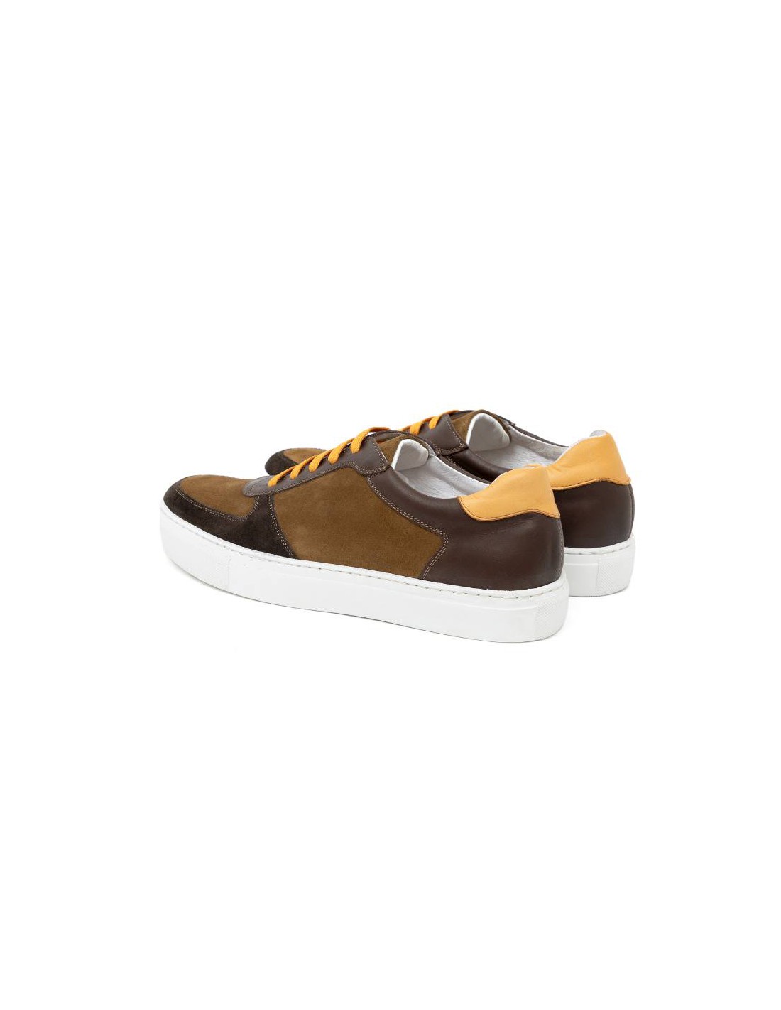 Ortiz & Reed Sneakers De Piel Liso Color Marrón CRANTE-MARRON