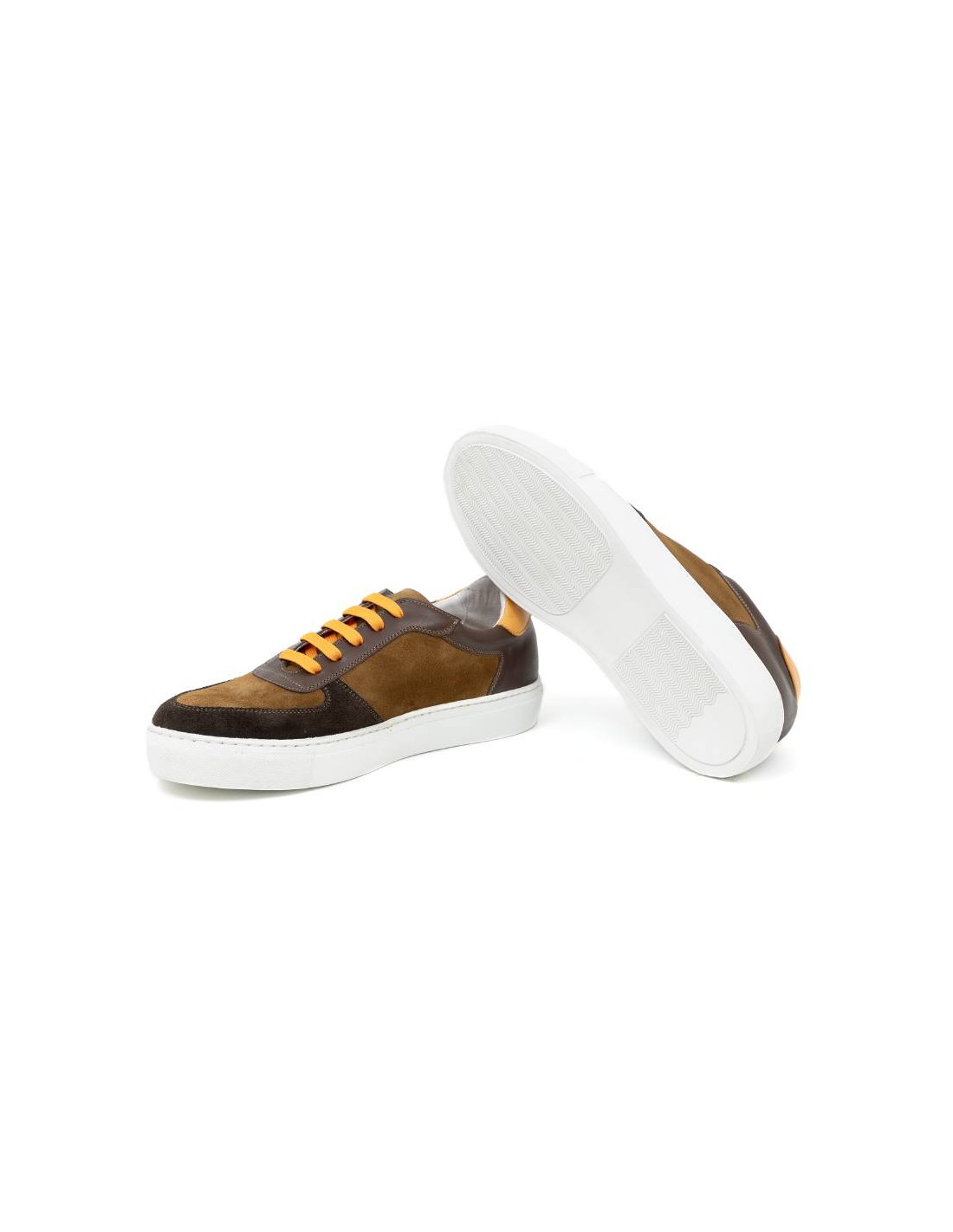 Ortiz & Reed Sneakers De Piel Liso Color Marrón CRANTE-MARRON