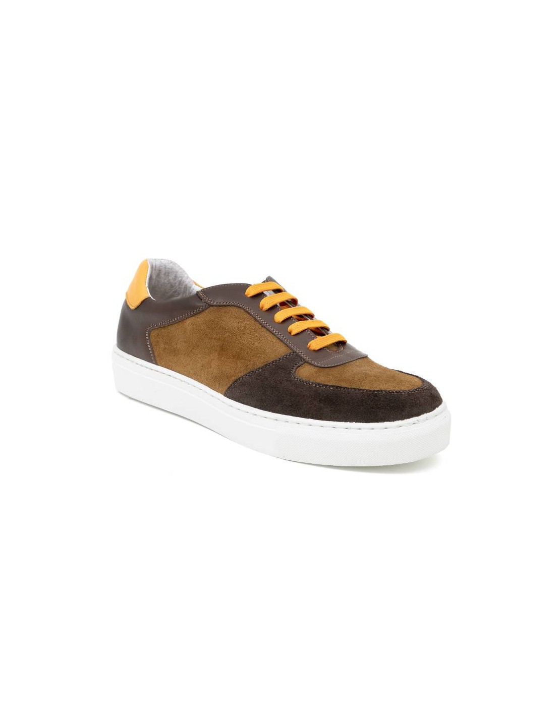 Ortiz & Reed Sneakers De Piel Liso Color Marrón CRANTE-MARRON
