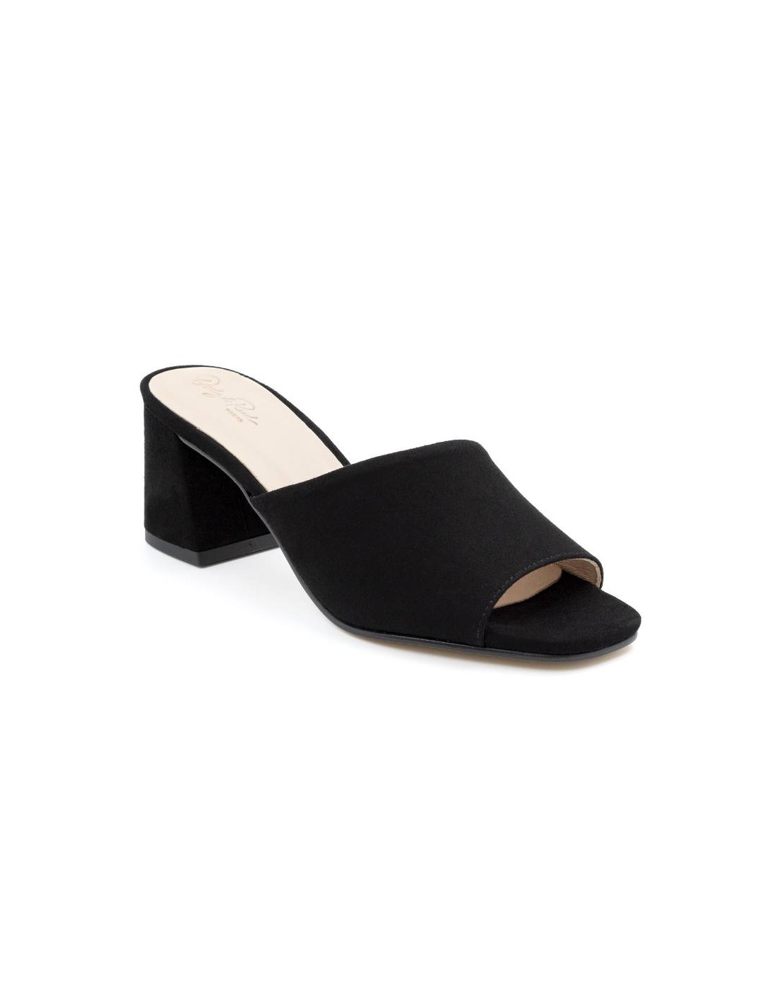 Ortiz & Reed Zapato De Vestir De Ante Liso Color Negro W-ANISE-NEGRO