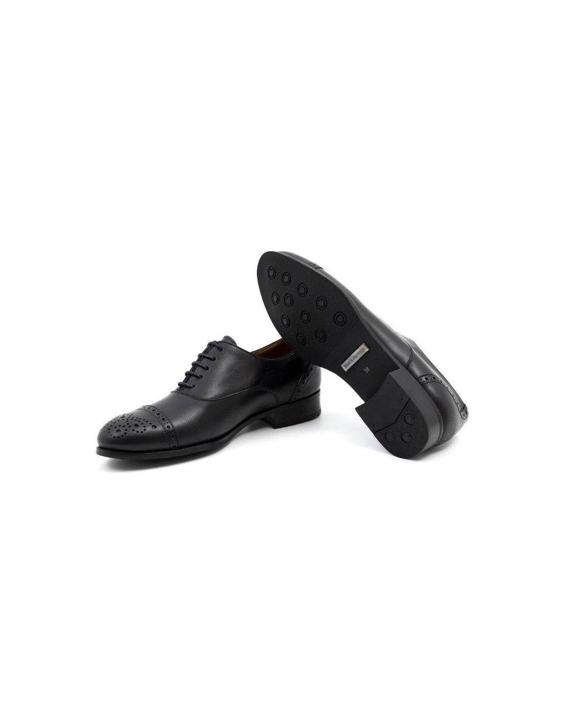 Ortiz & Reed Zapato De Vestir De Piel Con María Color Negro W-CRAENI-NEGRO