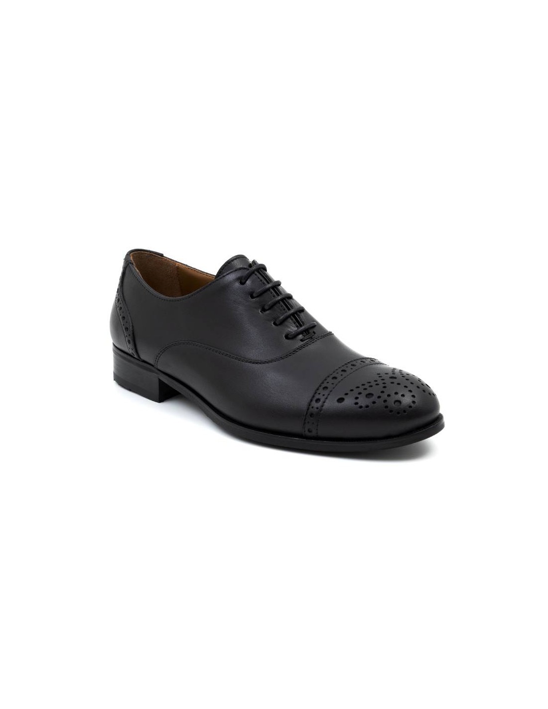 Ortiz & Reed Zapato De Vestir De Piel Con María Color Negro W-CRAENI-NEGRO
