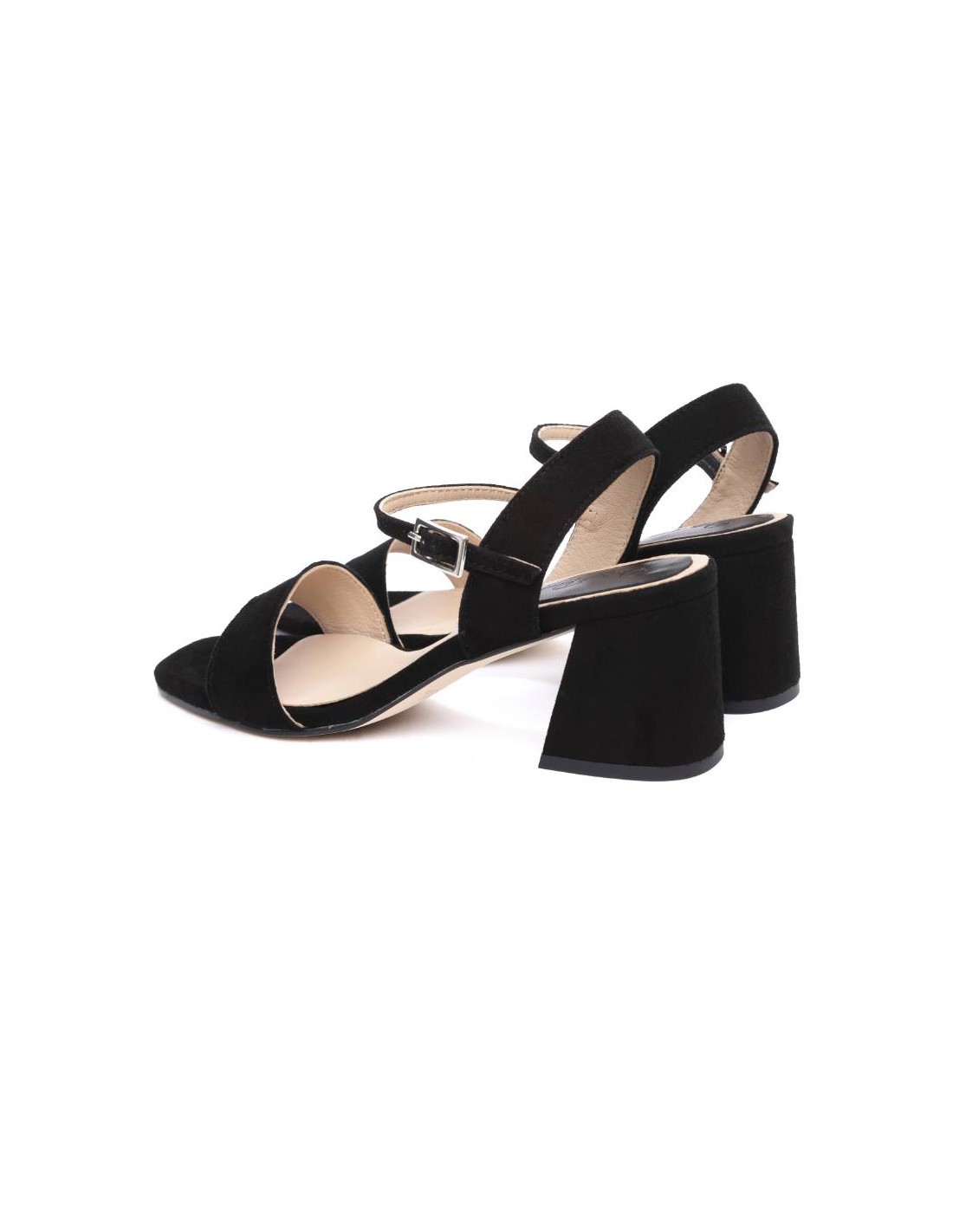 Ortiz & Reed Zapato De Vestir De Piel Con Piel De Coco Color Negro W-ANTELA-NEGRO