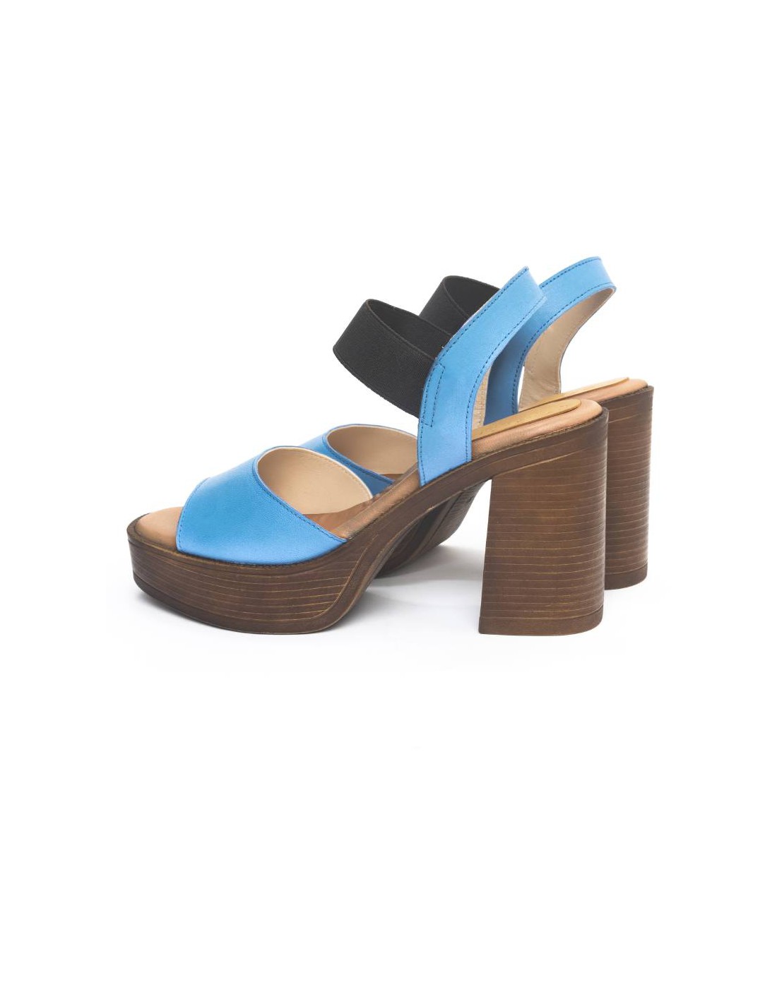 Ortiz & Reed Zapato De Vestir De Piel Liso Color Azul W-LIZY-BLUE