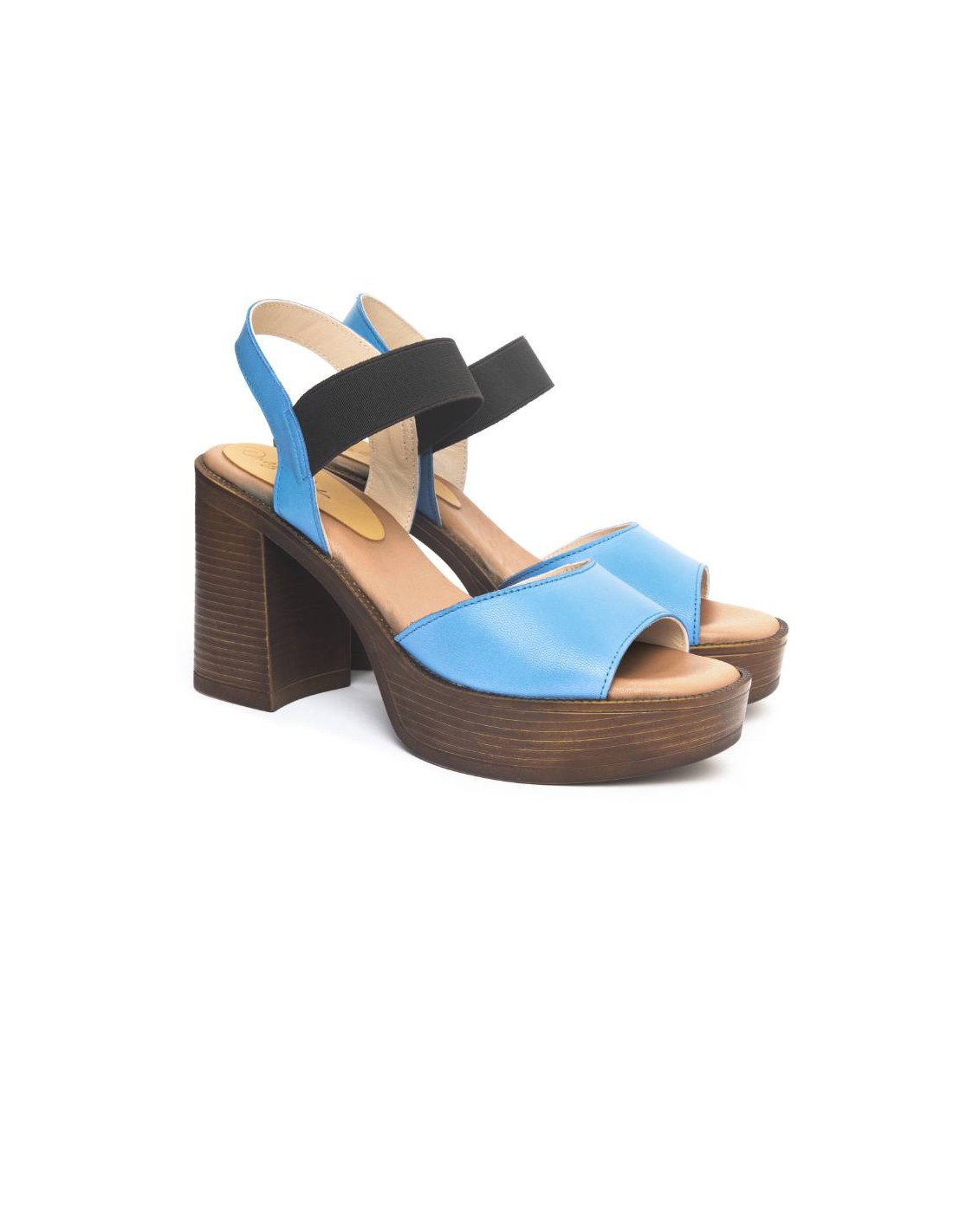 ortiz & reed Zapato de Vestir de piel liso color azul W-LIZY-BLUE