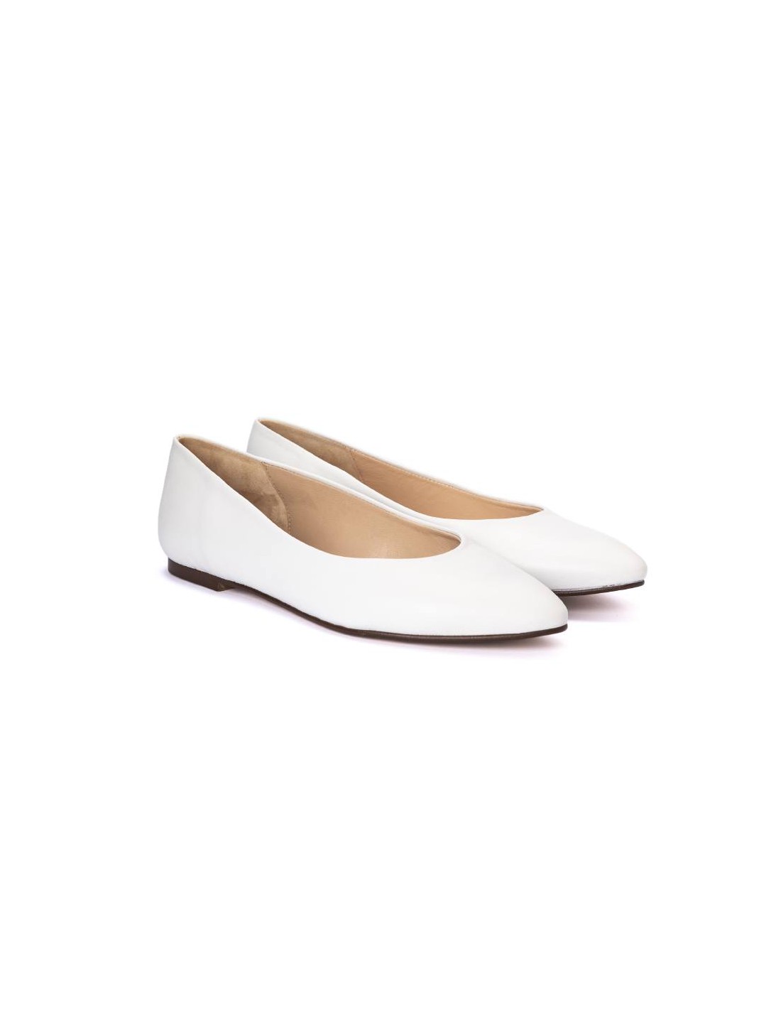 ortiz & reed Zapato de Vestir de piel liso color blanco W-ANNA-WHITE
