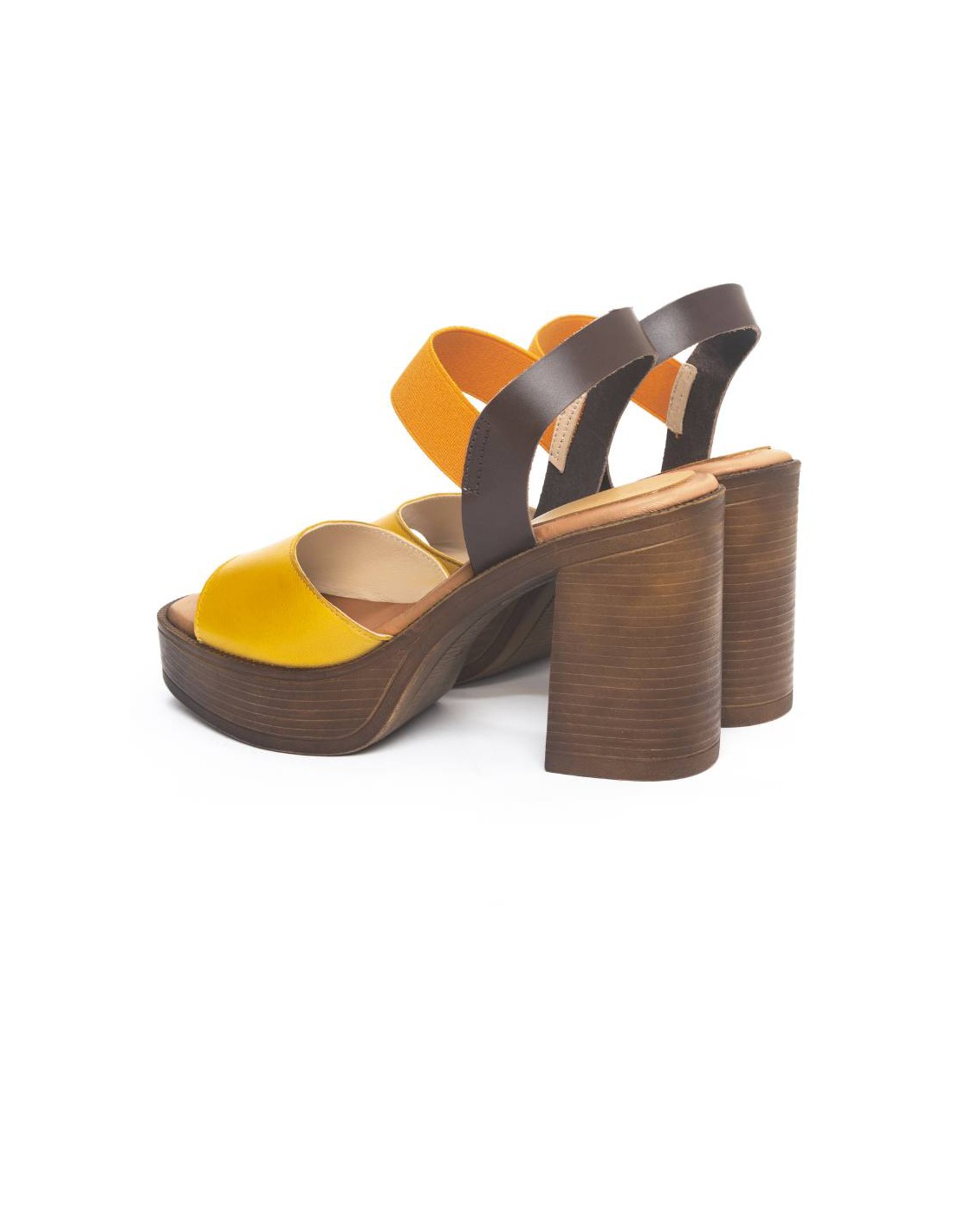 Ortiz & Reed Zapato De Vestir De Piel Liso Color Multicolor W-LIZY-ORANGE