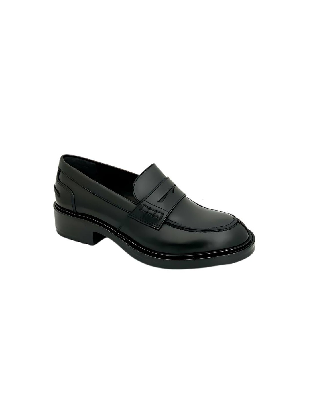 Ortiz & Reed Zapato De Vestir De Piel Liso Color Negro W-PIENOR-NEGRO