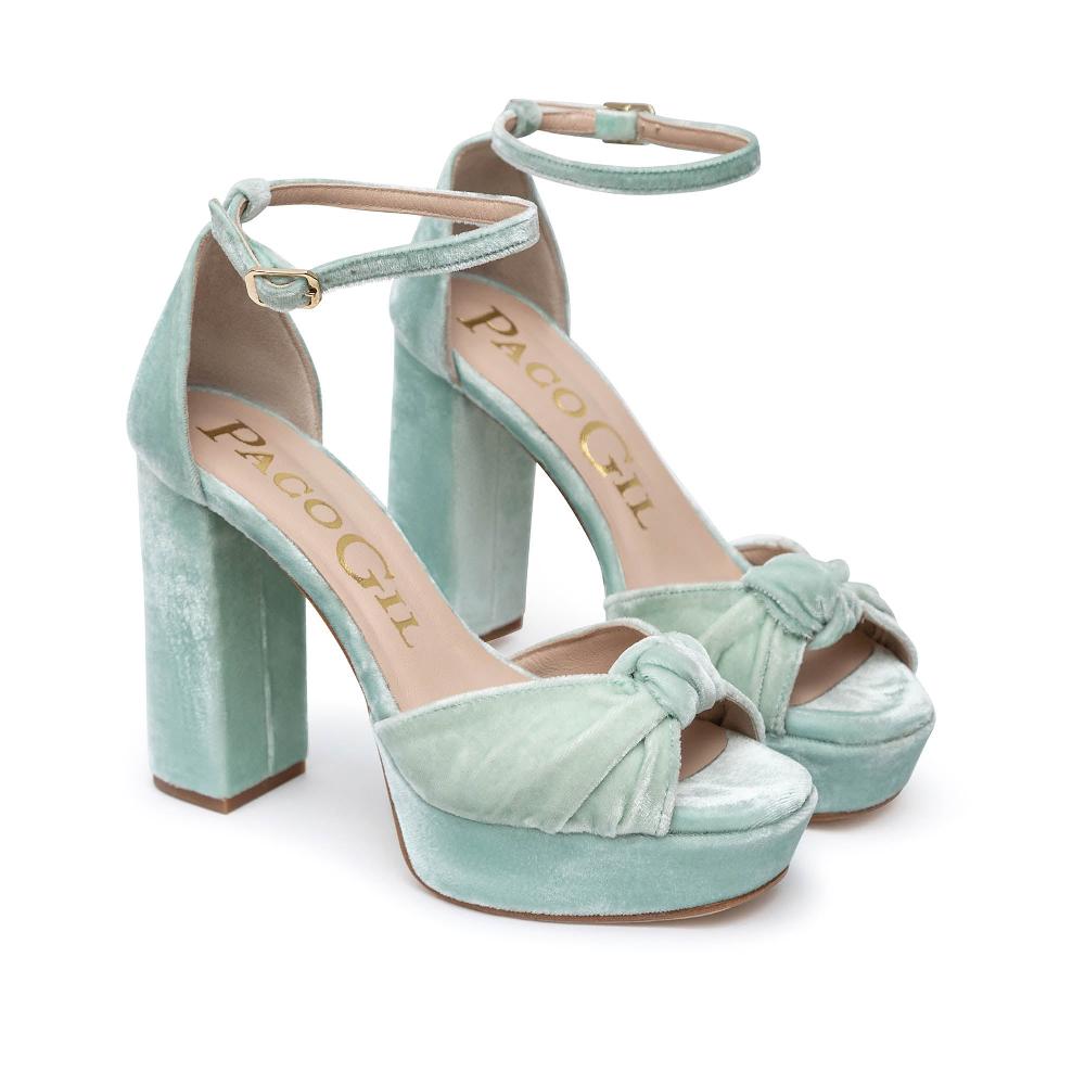 paco Gil ALANA MINT VELVET