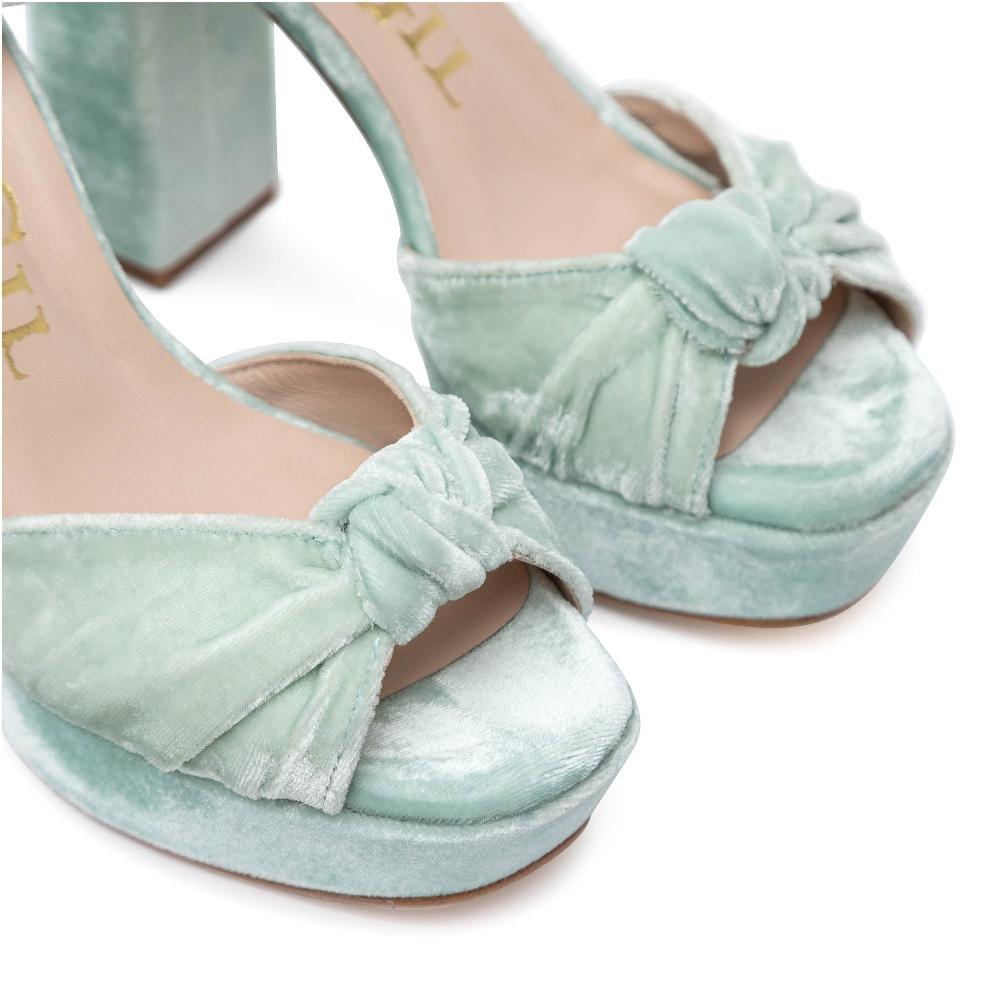 paco Gil ALANA MINT VELVET