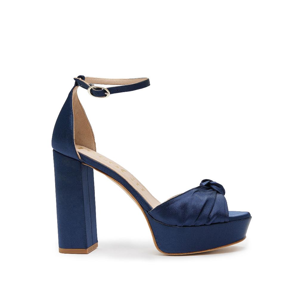 paco gil ALANA NAVY SATIN