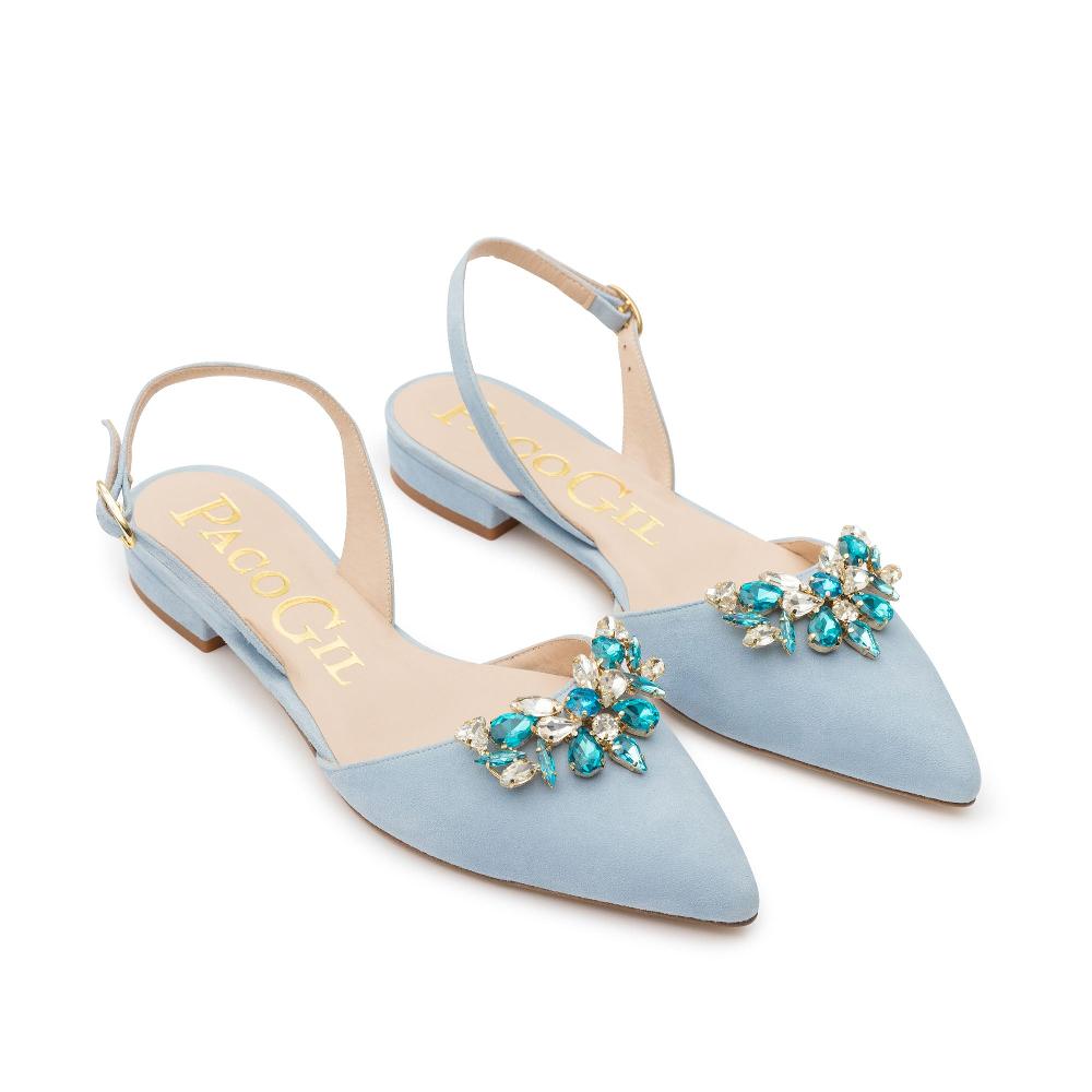 Paco Gil AMELIA AZURE SUEDE