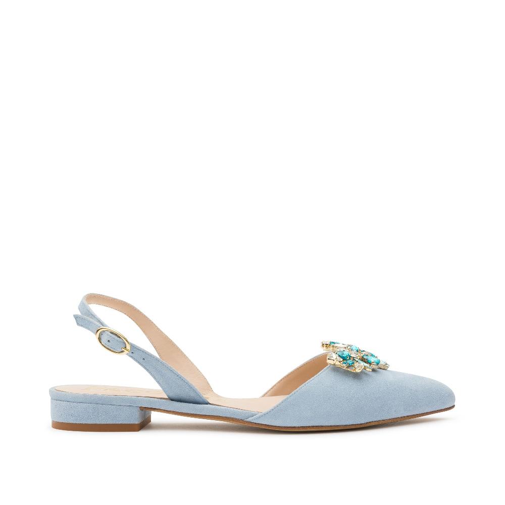 paco gil AMELIA AZURE SUEDE