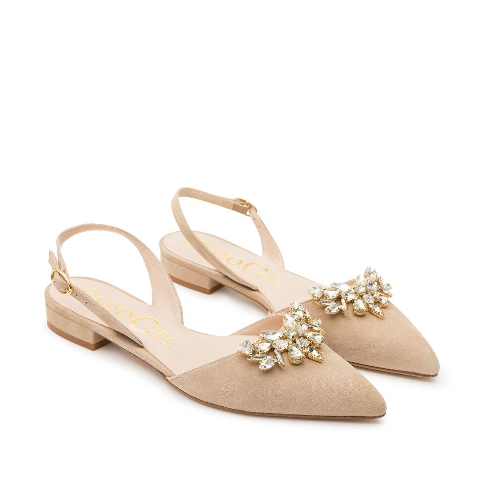 Paco Gil AMELIA BEIGE SUEDE