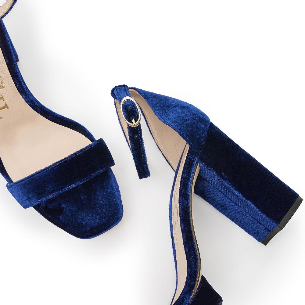 Paco Gil ANASTASIA NAVY VELVET