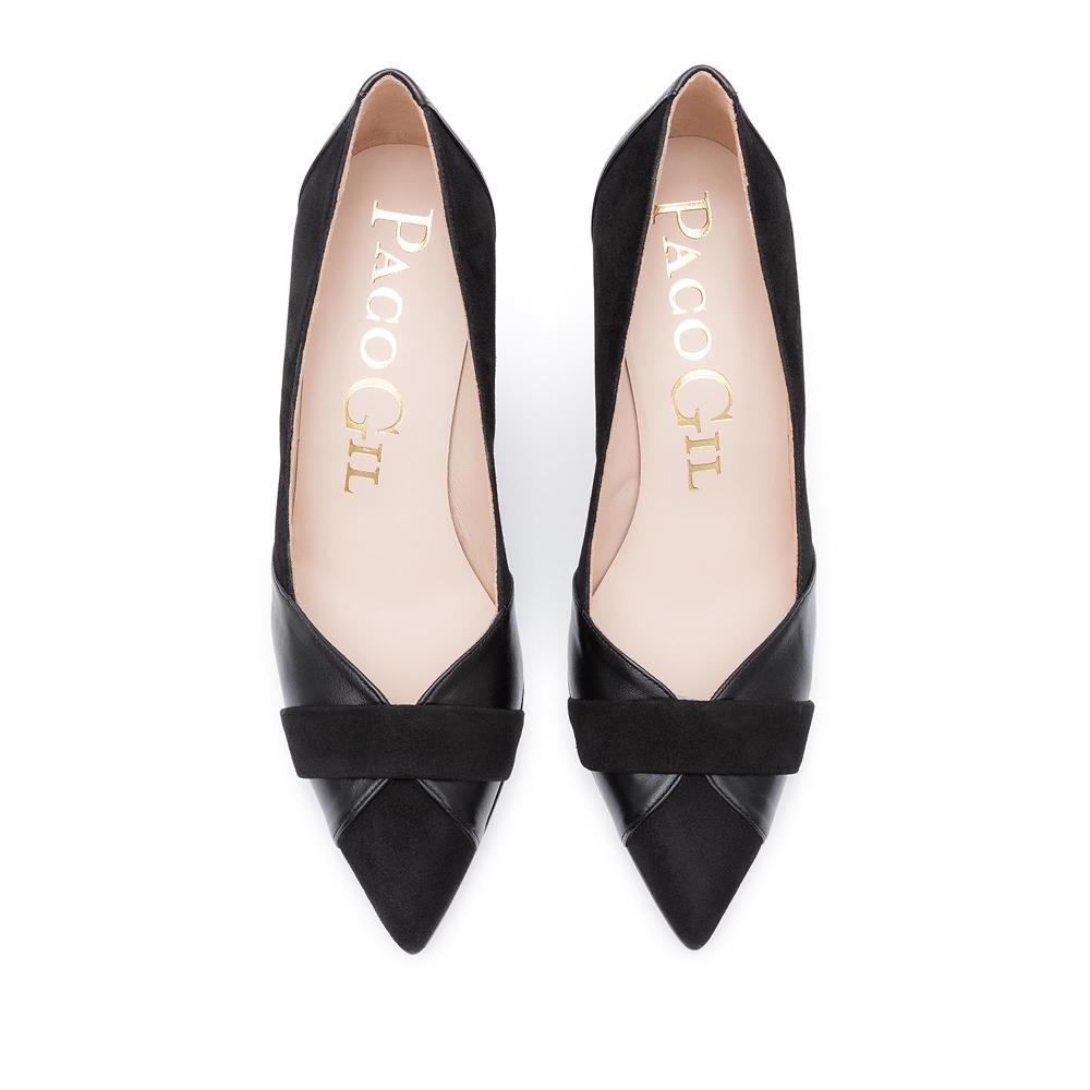 Paco Gil BELISA BLACK SUEDE/NAPA