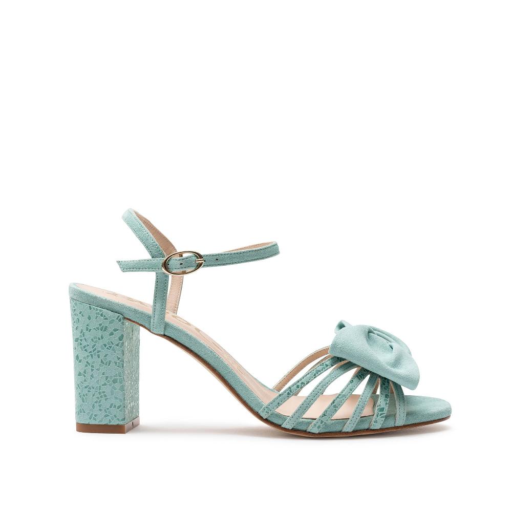 paco gil BRAULIA AGUAMARINA SUEDE