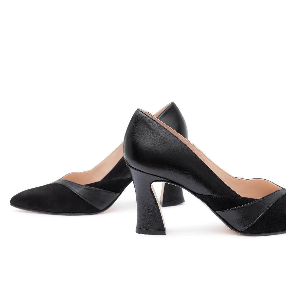 Paco Gil CARINA BLACK SUEDE/NAPA