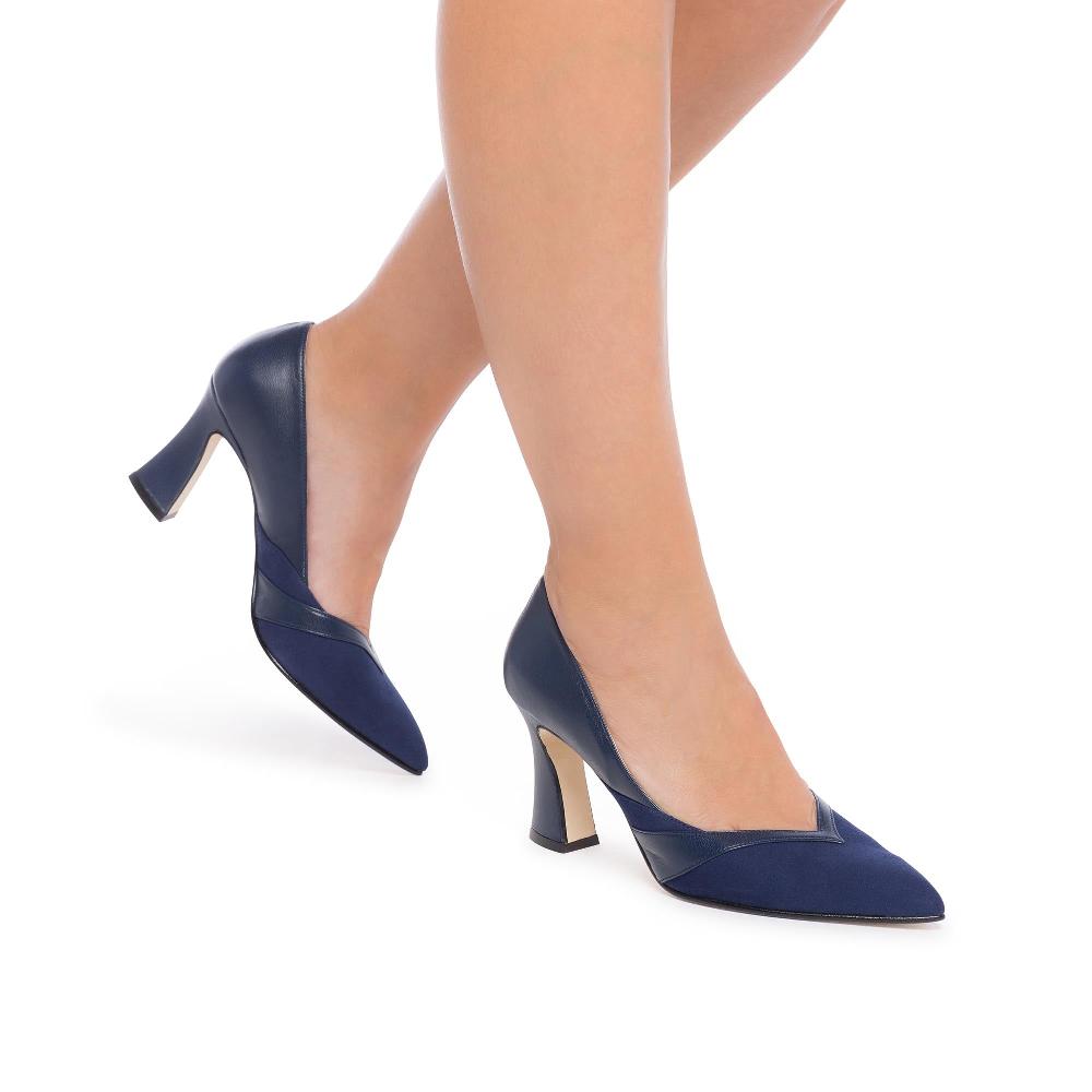 Paco Gil CARINA NAVY SUEDE/NAPA