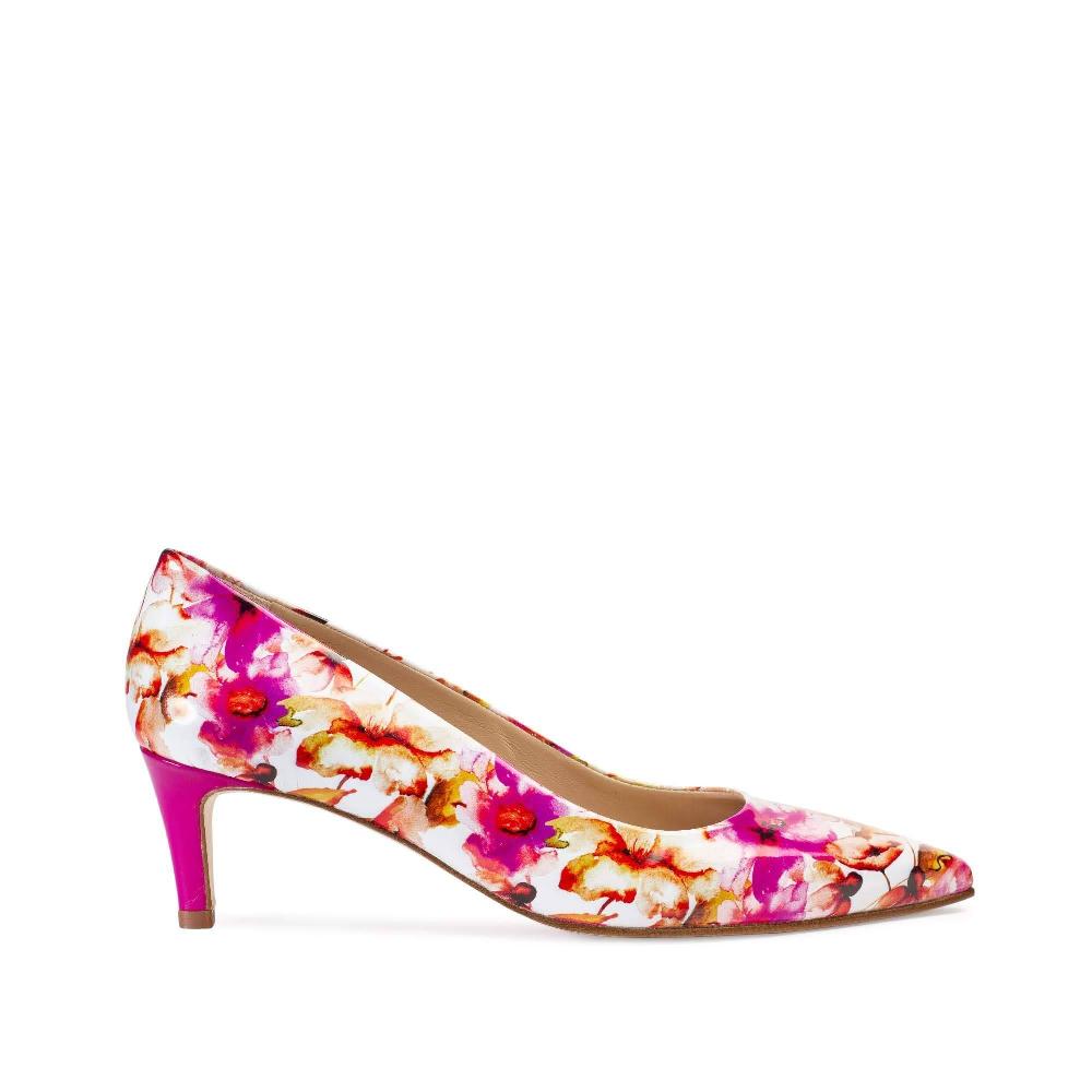 paco gil CARLA FUCSIA FLOWER PRINT