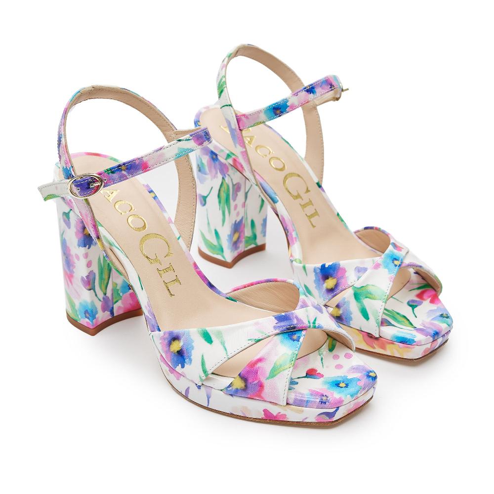 Paco Gil CYNTHIA BLUE FLOWER