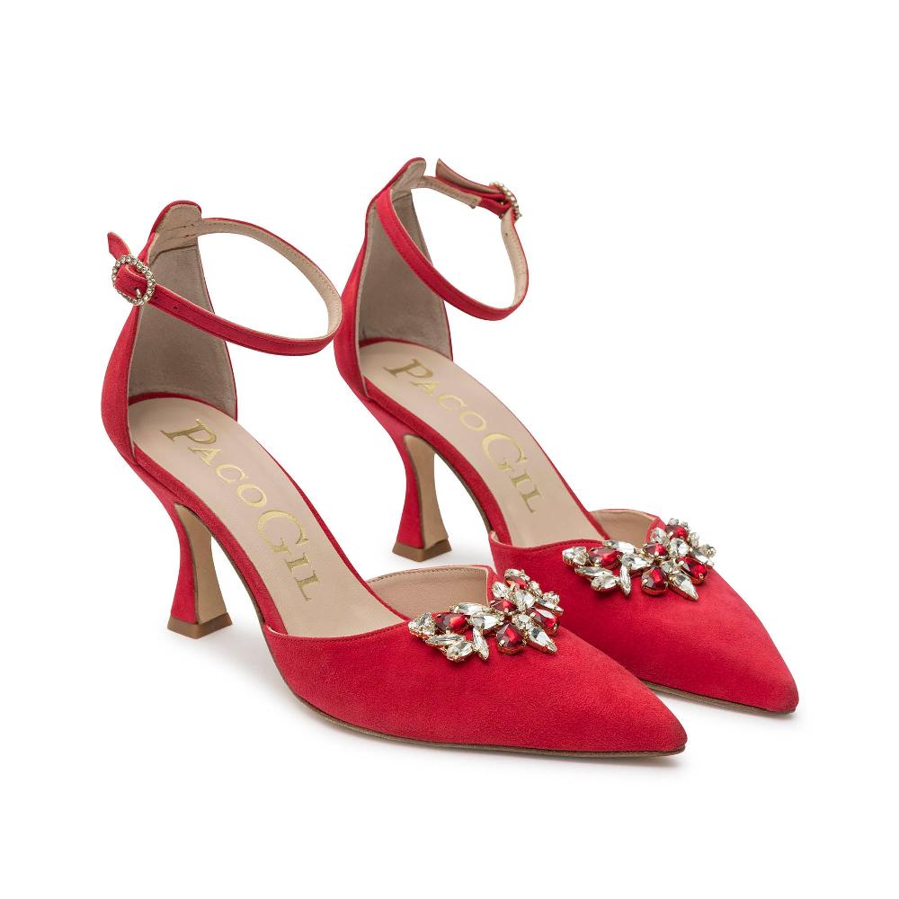 Paco Gil EMMA RED SUEDE